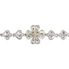 Chanel CC Gold and Silver Plated Crystals Heart and Clover Charm Pendant Necklace Secondhand