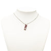 Dior Brass Enamel Trotter Plate Pendant Necklace Secondhand