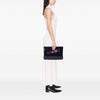 Chanel Large Tweed and Calfskin Embroidered Gabrielle O Case Clutch Secondhand
