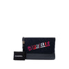 Chanel Large Tweed and Calfskin Embroidered Gabrielle O Case Clutch Secondhand