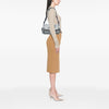 Chanel Tweed Camellia Chain Flap Shoulder Bag Secondhand