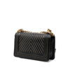 Chanel Small Chevron Lambskin Stitched Boy Flap Secondhand