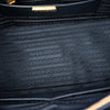 Prada Saffiano Vernice Galleria Double Zip Front Pocket Satchel Secondhand