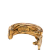 Chanel CC Gold Plated Hoop Clip On Earrings Secondhand