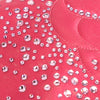 Chanel Satin Diamante Camellia Clutch with Chain Secondhand