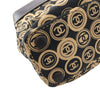 Chanel Large Printed Jersey Frame Handle Bag Secondhand