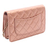 Chanel CC Quilted Metallic Lambskin Wallet on Chain Secondhand