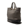 Prada Bicolor Vitello Daino Open Convertible Tote Secondhand