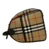Burberry Haymarket Check Canvas Boston Bag Secondhand