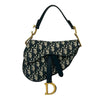 Dior Mini Oblique Canvas Saddle Bag Secondhand