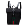 Gucci Canvas Techno Web Fold Over Backpack Secondhand