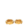 Chanel Gold Plated Braided Hoop Clip On Earrings Secondhand