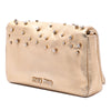 Miu Miu Metallic Nappa Strass Studded Flap Crossbody Secondhand