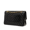 Chanel Medium Classic Chevron Crumpled Calfskin Double Flap Secondhand