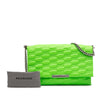Balenciaga Embossed Leather BB Monogram Chain Flap Secondhand