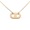 Dior Gold Plated CD Logo Pendant Necklace Secondhand