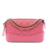 Chanel Quilted Aged Calfskin Gabrielle Double Zip Clutch with Chain Secondhand