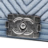 Chanel Small Chevron Denim Boy Flap Secondhand