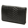 Saint Laurent Sheepskin Triquilt Monogram Charms Envelope Wallet on Chain Secondhand