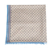 Secondhand Louis Vuitton Damier Azur Straps Scarf - '10s