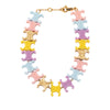 Secondhand Celine Multicolor Plexiglass Triomphe Baby Bracelet