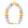 Celine Multicolor Plexiglass Triomphe Baby Bracelet Secondhand