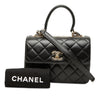 Chanel Mini Quilted Lambskin Trendy CC Top Handle Flap Secondhand