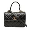 Chanel Mini Quilted Lambskin Trendy CC Top Handle Flap Secondhand