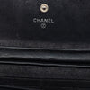 Chanel CC Quilted Metallic Suede Wallet On Chain Secondhand