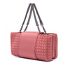 Bottega Veneta Canvas Intrecciato Buckle Flap Handbag Secondhand