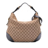 Secondhand Gucci Medium GG Canvas Patti Stud Hobo