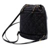 Chanel CC Quilted Denim and Calfskin Backpack Secondhand