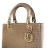 Dior Medium Metallic Patent Microcannage Lady Dior Secondhand