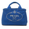 Secondhand Prada Small Canvas Canapa Logo Satchel