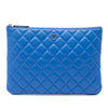 Chanel Medium Quilted Lambskin O Case Clutch Secondhand
