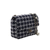 Chanel Mini Square Tweed Coco Heart Chain Flap Secondhand