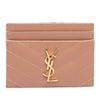 Saint Laurent Chevron Grain de Poudre Cassandre Card Holder Secondhand
