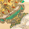 Secondhand Hermès Le Paradis du Roy Silk Scarf 90