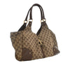 Gucci GG Canvas Nailhead Jackie Bardot Shoulder Bag Secondhand