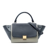 Celine Medium Bicolor Leather Trapeze Satchel Secondhand