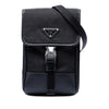 Prada Saffiano Trimmed Re Nylon Phone Case Secondhand