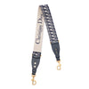 Dior Oblique Embroidered Canvas Bag Strap Secondhand