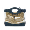 Chanel PVC and Denim 31 Shopping Tote Secondhand