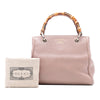 Gucci Small Calfskin Bamboo Shopper Satchel Secondhand