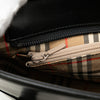 Burberry House Check Trimmed Leather Shoulder Bag Secondhand
