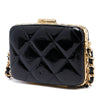 Chanel Small Glazed Goatskin Box With Chain Secondhand