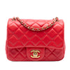 Chanel Mini Square Classic Lambskin Pearl Crush Single Flap Secondhand