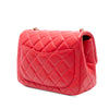 Chanel Mini Square Classic Lambskin Pearl Crush Single Flap Secondhand