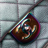 Chanel Small Iridescent Goatskin Double Carry Waist Chain Flap Secondhand