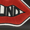 Secondhand Gucci GG Marmont Pebbled Calfskin Embroidered Blind For Love Zip Around Wallet